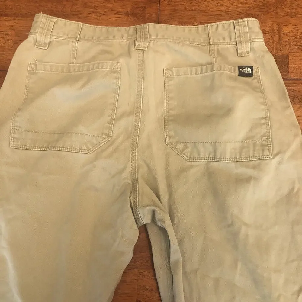 The North Face Beige Khaki Pants Men Sz 32 X30 Outdoors Gorpcore Hiking Climbing